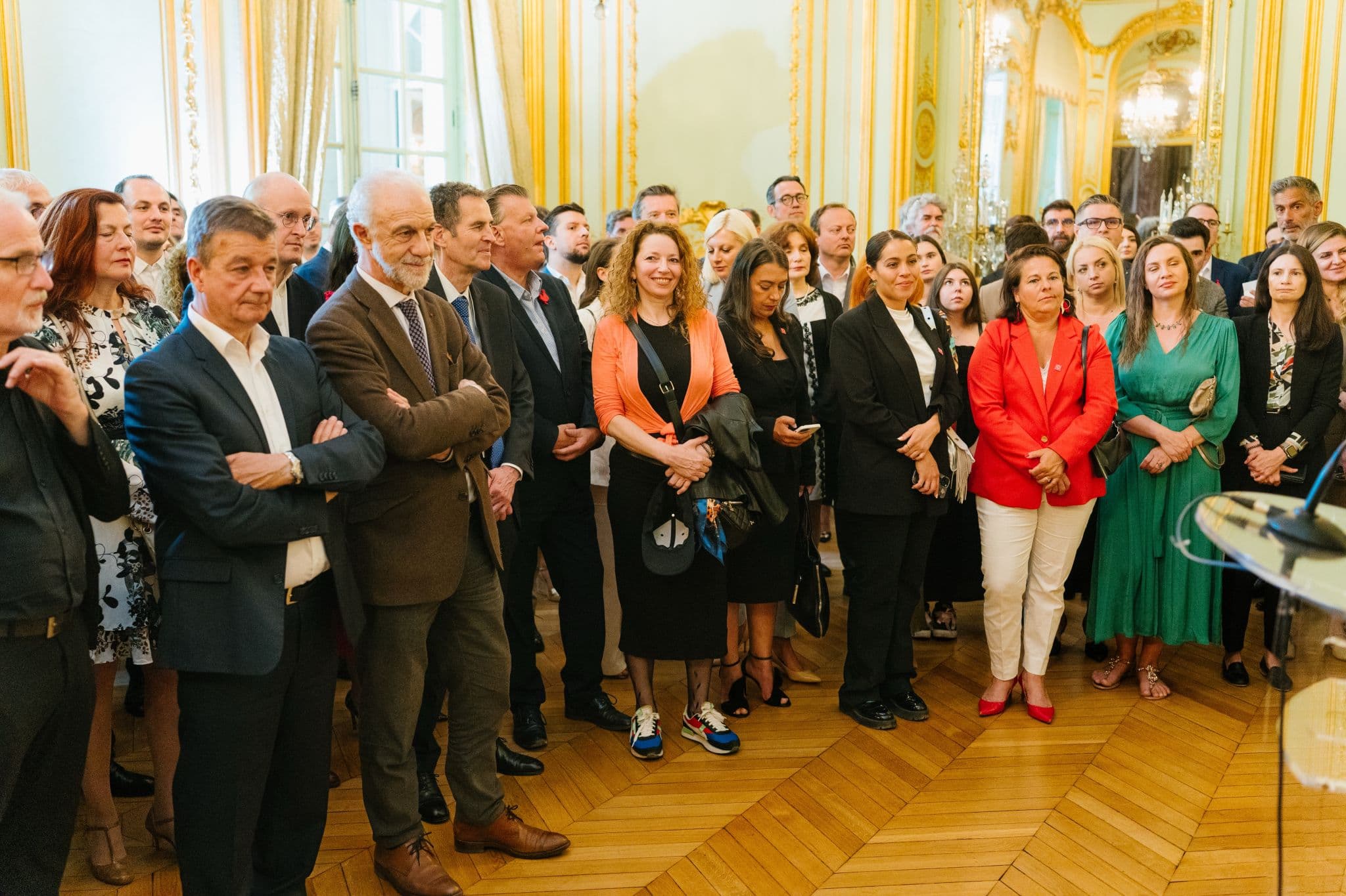Audience at the Romanian Embassy — French Tech Romanian Touch 2025